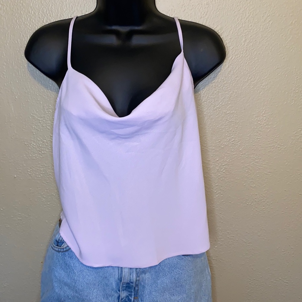 Silk tank top